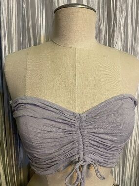 Azoe Purple Cinch Tube Top